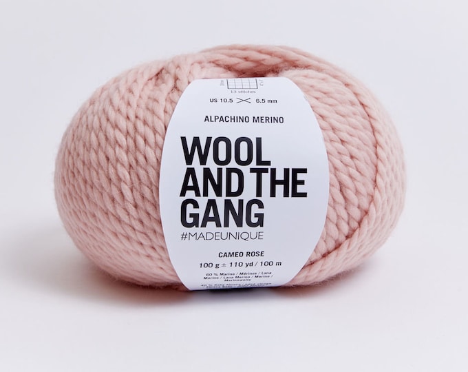 Wool and the Gang Alpachino Merino, Bulky Weight Wool Yarn