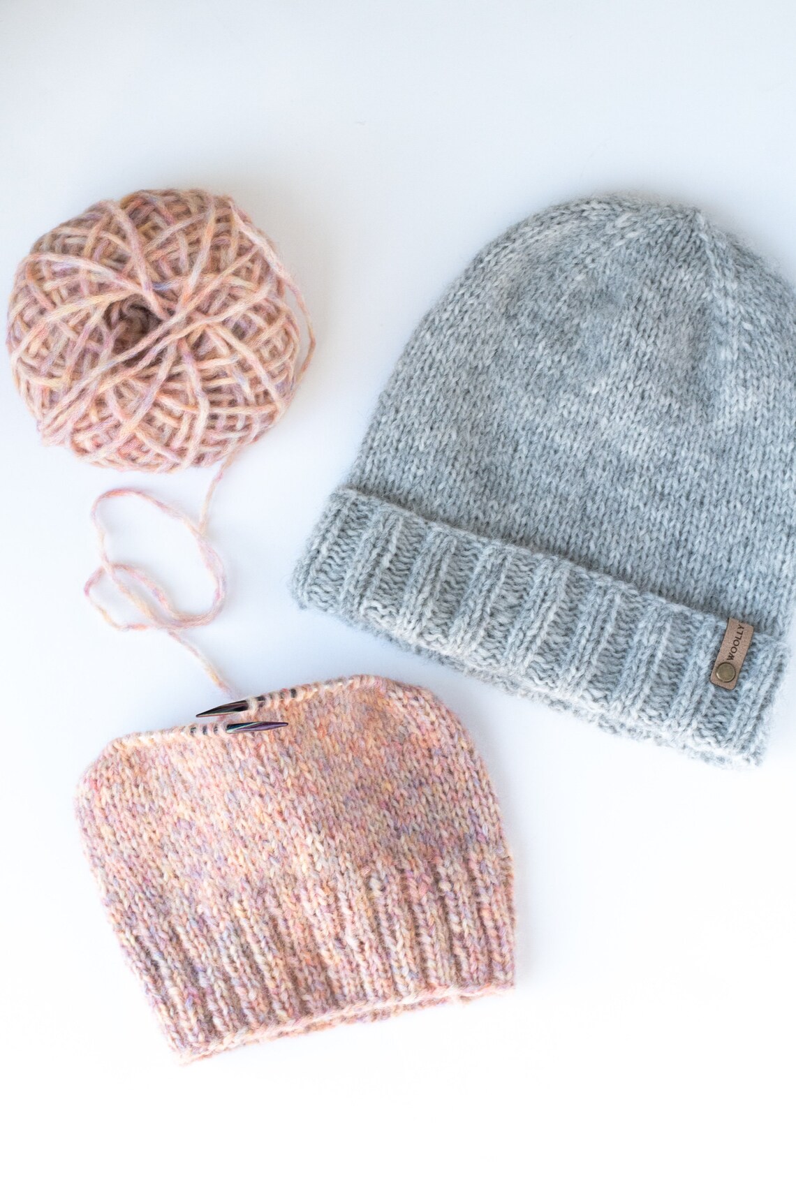 KNITTING PATTERN: Birchwood Beanie Easy Knit Hat Pattern | Etsy