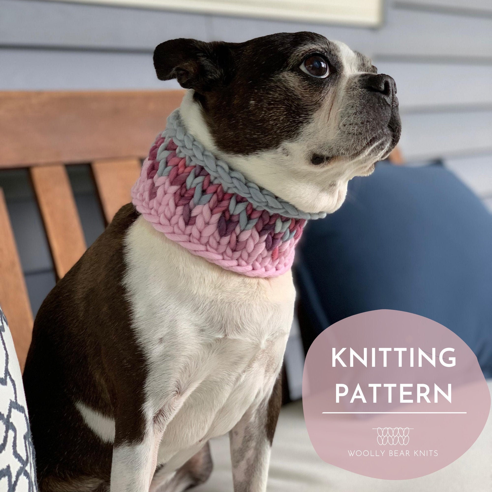 dog cowl knit pattern