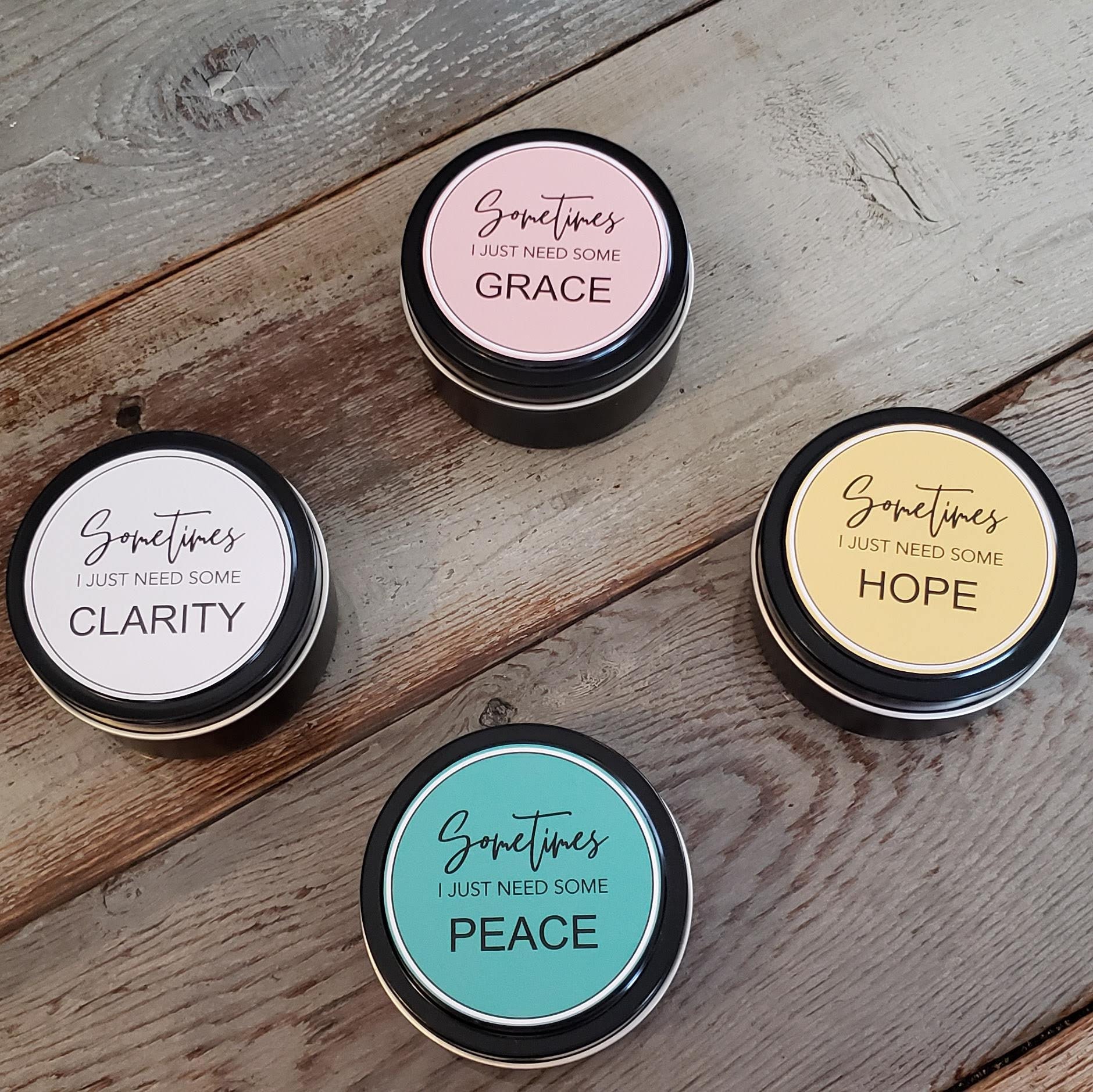 Journal & Scented Candle combo Clarity natural candles soy Etsy