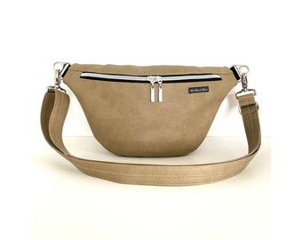 Crossbodytasche Sand Büffellederoptik