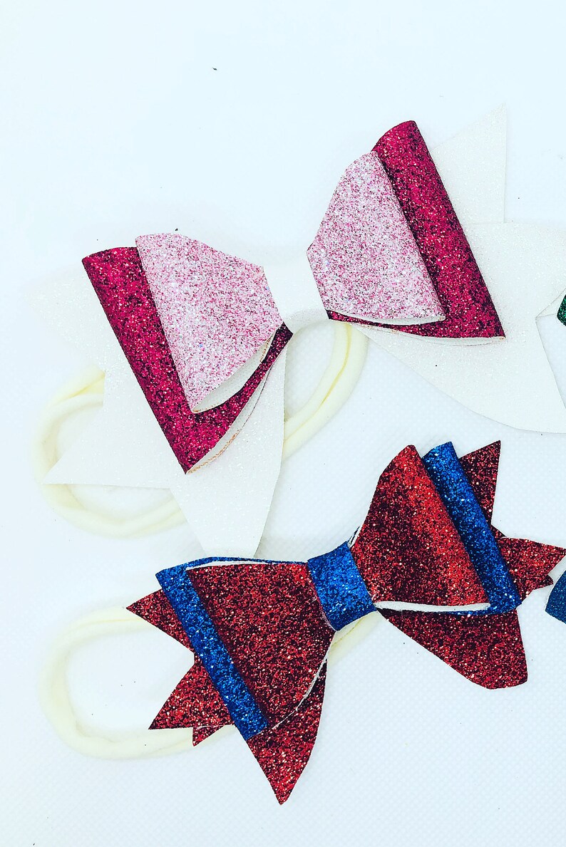 Set of 4 Princess Themed Hair Bows