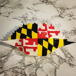 Maryland Flag Crab Shell