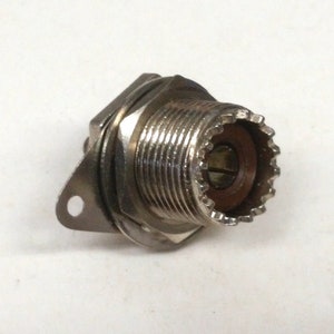 New Unused Silver Plate UHF SO-239 Plug Socket #SO-0075