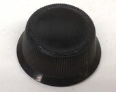 Fancy 1 1 2 inch Black 1920s Radio Knob KN-0136