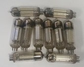 10 Nice 6BN6 Vintage Radio Tubes for Dieselpunk Stage Props or Analog Synth Modules VT-0008