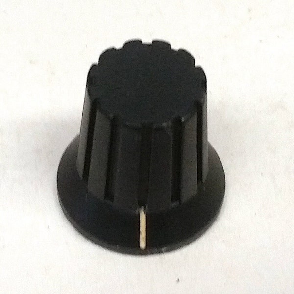 3/4 inch Black Knob for Radio Receiver #KN-0177