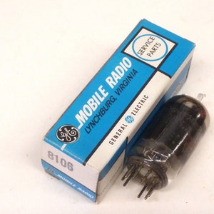 GE 8106 Trasmettitore radio mobile Amplificatore tubo #VT-0636