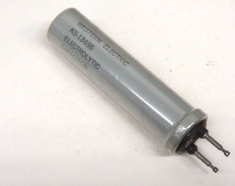 NOS Western Electric 60 uF 25 V Nonpolarized Capacitor #CA-0044