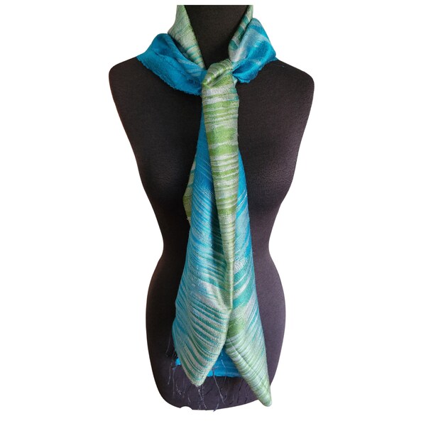 Her Thai Line Scarf- Grey