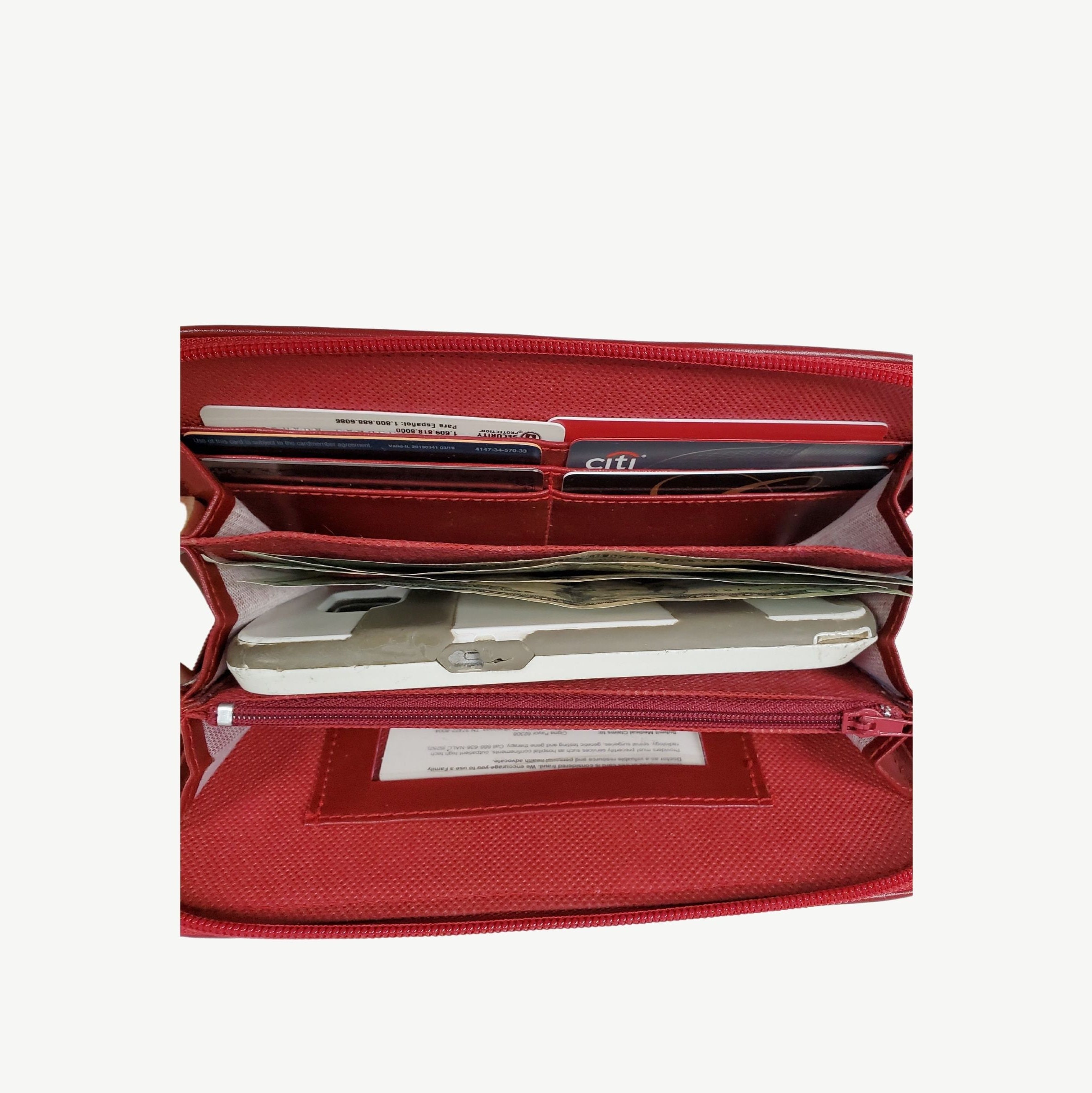 On the Go Credit Card Clutch - Joliet Rose Cream - White main image 1