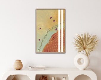 Printable Abstract Art - Finding Forests Study No.10 - Modern Minimalism Wall Art, Boho living room, bedroom, Gallery Wall, Digital Download