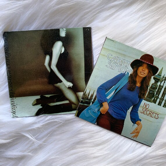 Set Of Two Carly Simon Fridge Magnets Album Cover Images Of No Etsy
