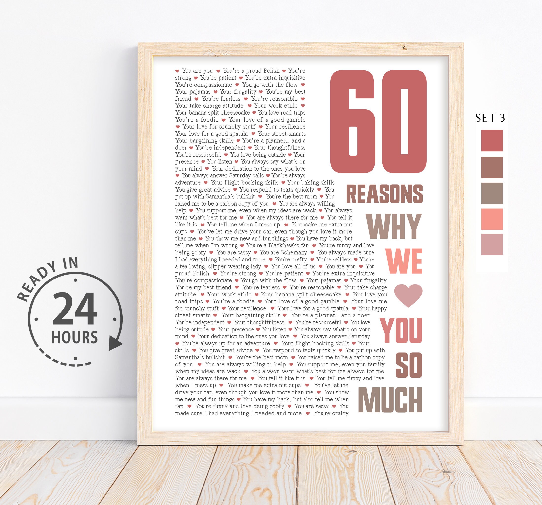 So Much Love Poster - Etsy