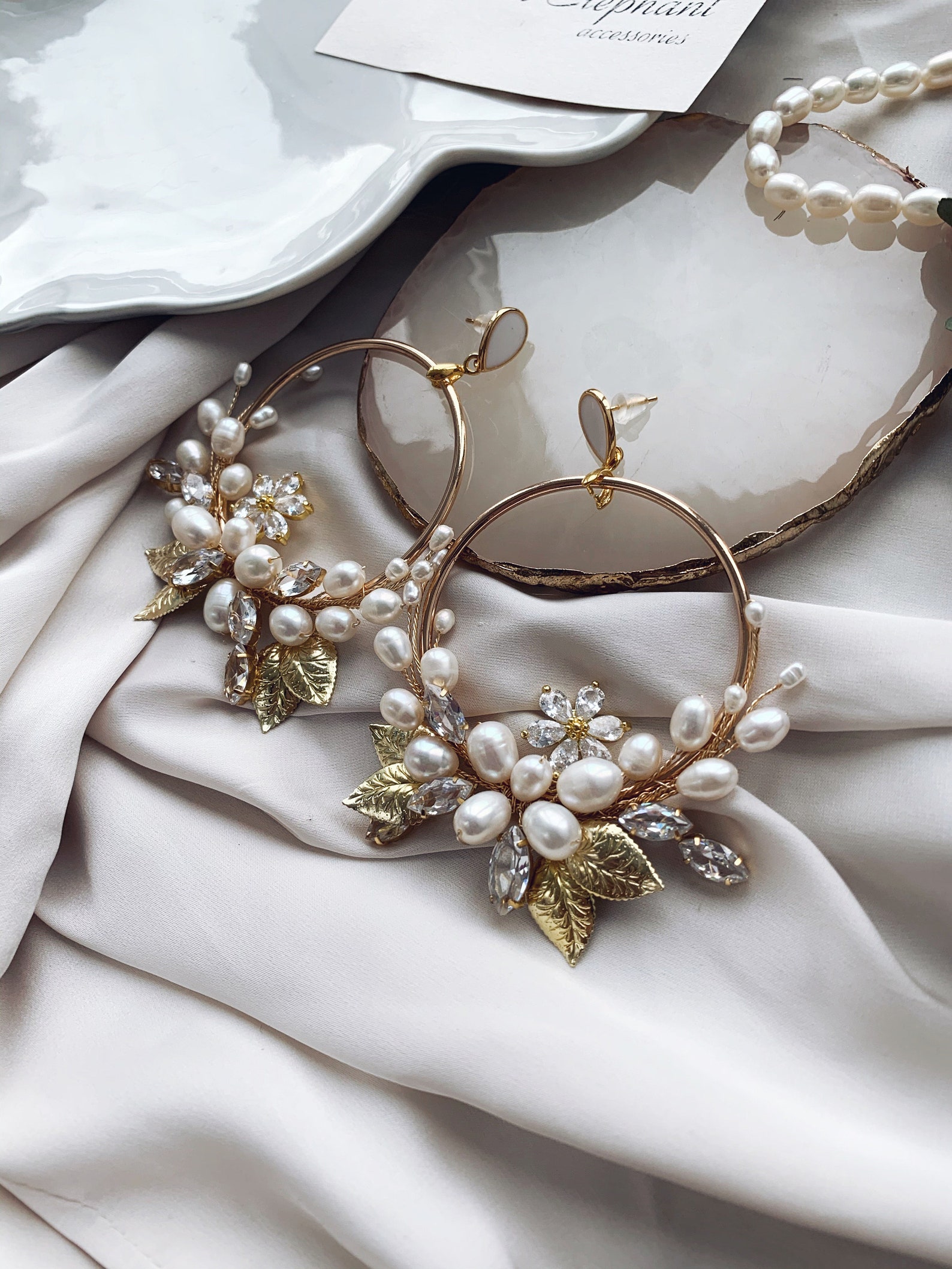 Boho Wedding Earrings Bridal Earrings Boho Bridal Earrings Etsy