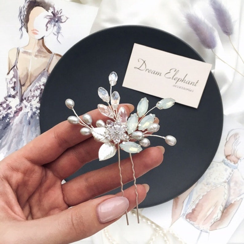 Wedding Hair Pins Bridal Hair Pins Wedding Hair Comb Bridal Etsy