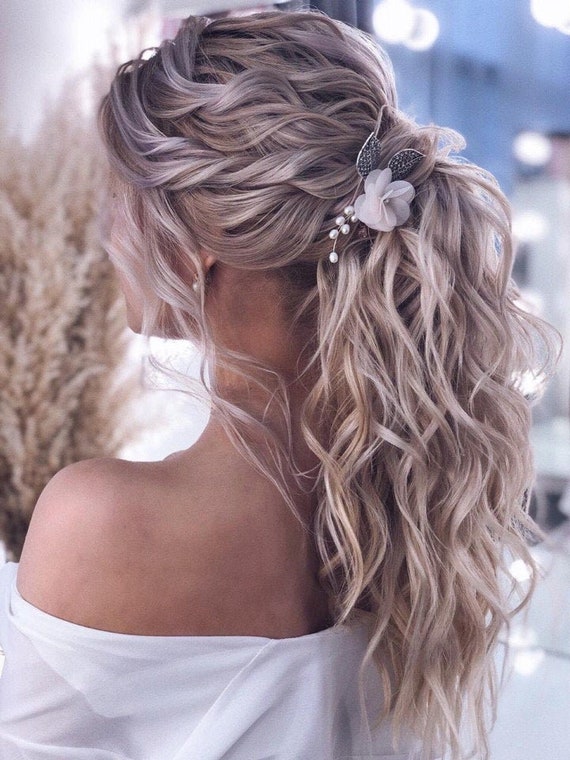 Wedding Hair Accessories Pearl Hair Comb Bridal Hair Comb Hair Etsy