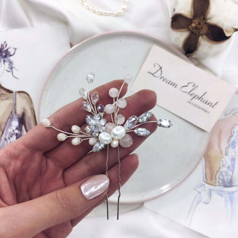 Wedding Hair Pins Bridal Hair Pins Wedding Hair Comb Bridal Etsy