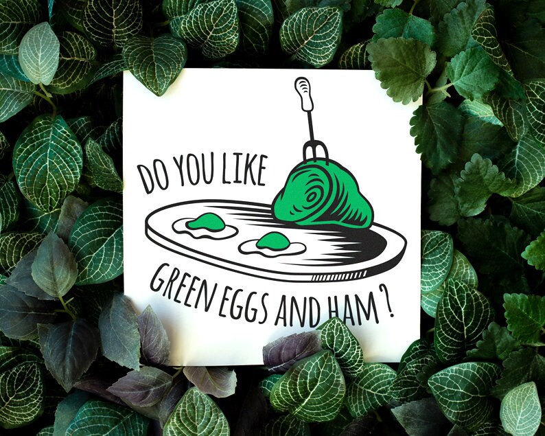 Download Green eggs and ham Svg files for cricut and glowforge. | Etsy