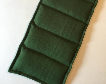 Paquete de arroz grande para cuello y hombros, almohadilla térmica de arroz, bolsa de arroz caliente/frío, almohadilla térmica reutilizable y apta para microondas