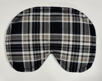 Paquete de arroz para ojos/cara XL: Alivio de migrañas y sinusitis (comprimido frío/calor opcional con aroma a lavanda o menta)