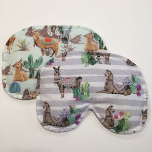 XL eye pillow/face rice pack: Migraine and sinus relief hot/cold pack (optional lavender or peppermint scent)