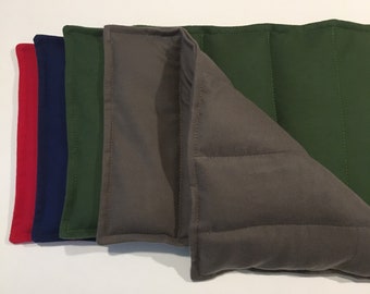 Paquete de arroz XL (para la espalda), bolsa de arroz caliente/frío, almohadilla térmica para microondas para aliviar el dolor de espalda.