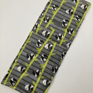 Large Neck/Shoulder rice pack, rice heating pad, hot/cold rice bag, reusable-microwavable heating pad Panda
