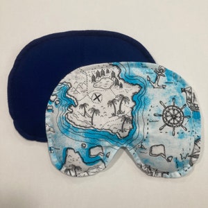 XL eye pillow/face rice pack: Migraine and sinus relief hot/cold pack (optional lavender or peppermint scent)