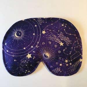 XL eye pillow/face rice pack: Migraine and sinus relief hot/cold pack (optional lavender or peppermint scent)
