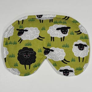 XL eye pillow/face rice pack: Migraine and sinus relief hot/cold pack (optional lavender or peppermint scent)