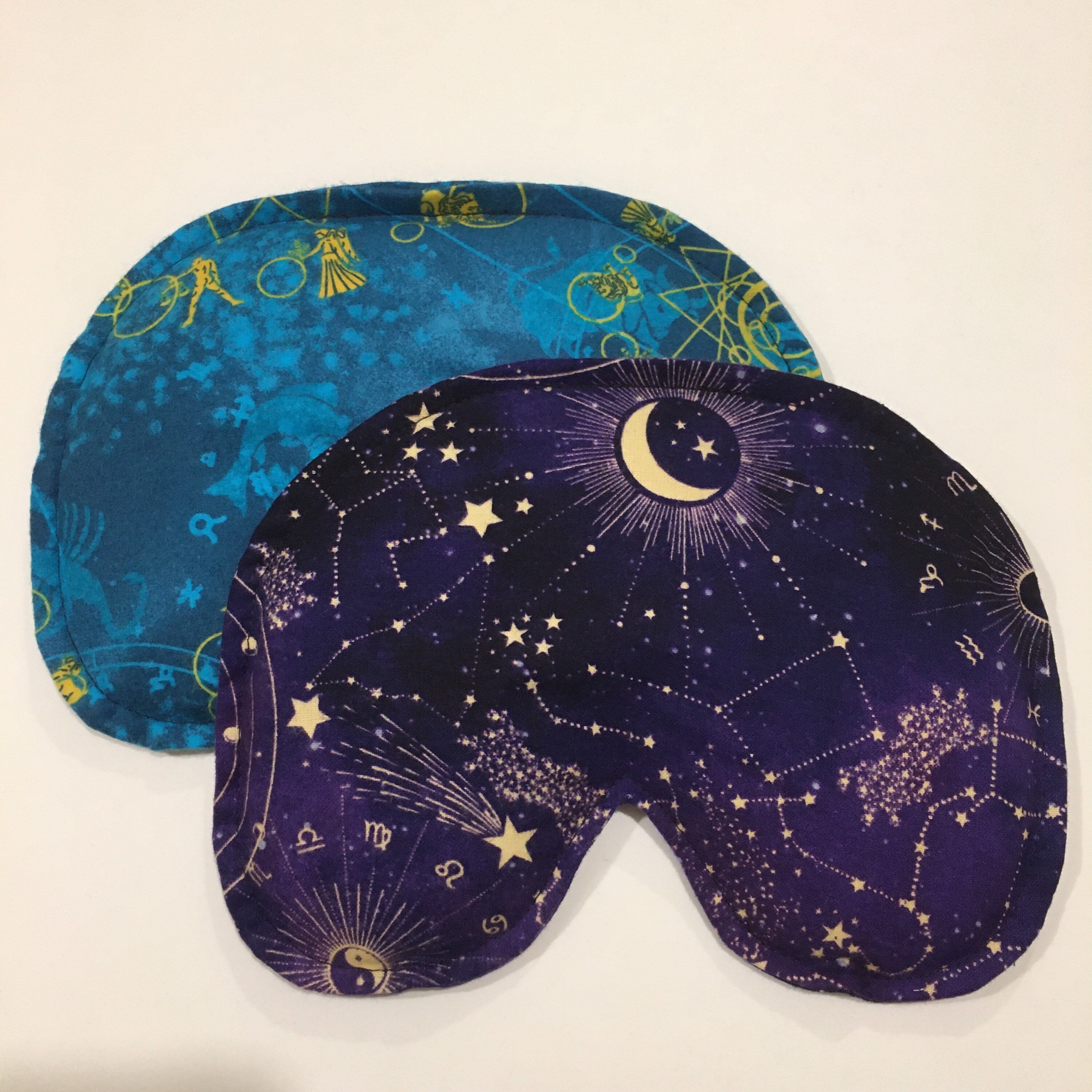 XL eye pillow/face rice pack: Migraine & sinus relief hot/cold pack (…