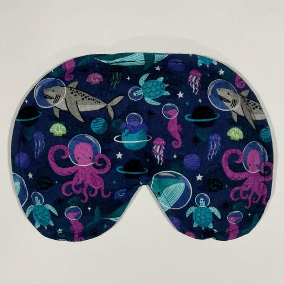 XL eye pillow/face rice pack: Migraine and sinus relief hot/cold pack (optional lavender or peppermint scent)