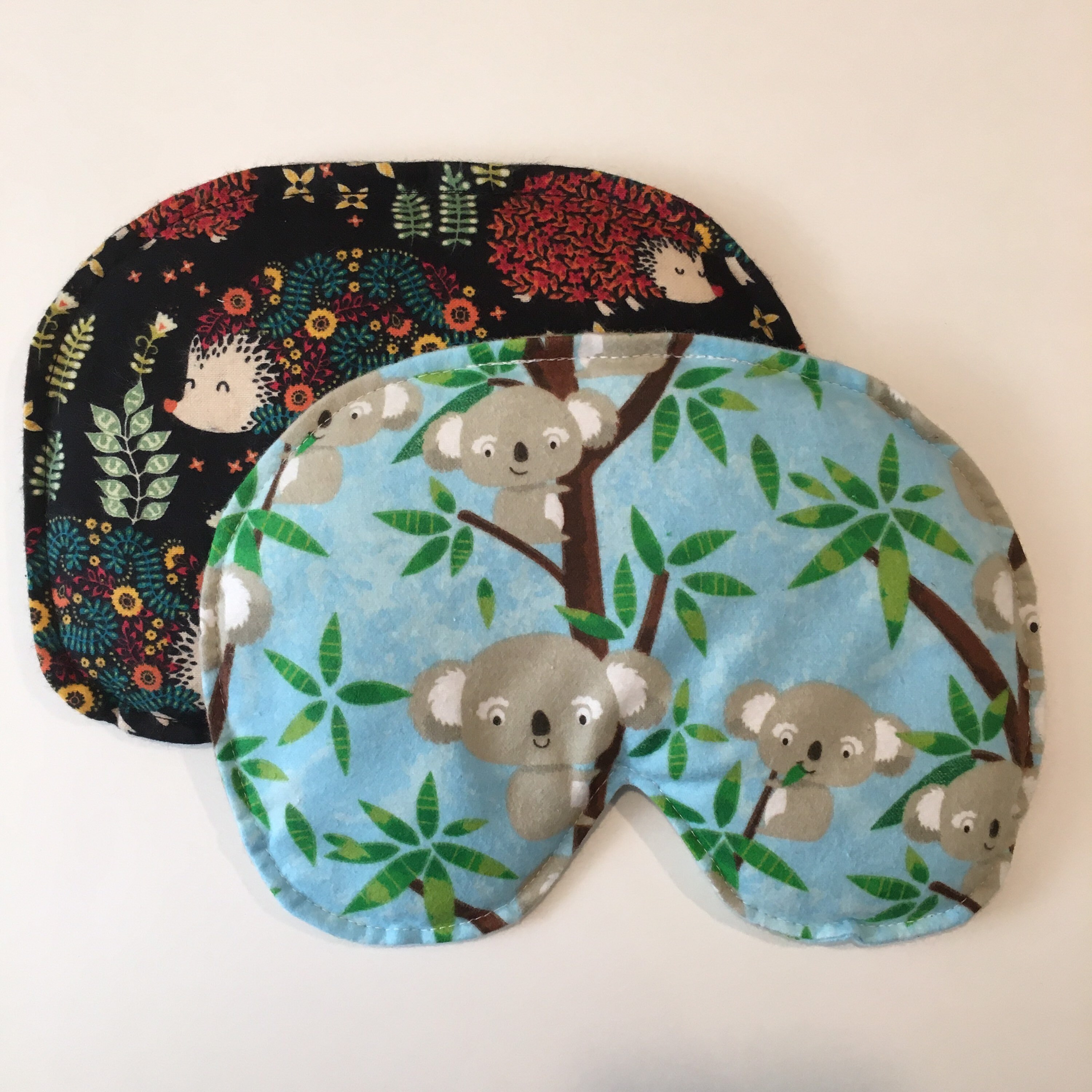 XL eye pillow/face rice pack: Migraine & sinus relief hot/cold pack (…