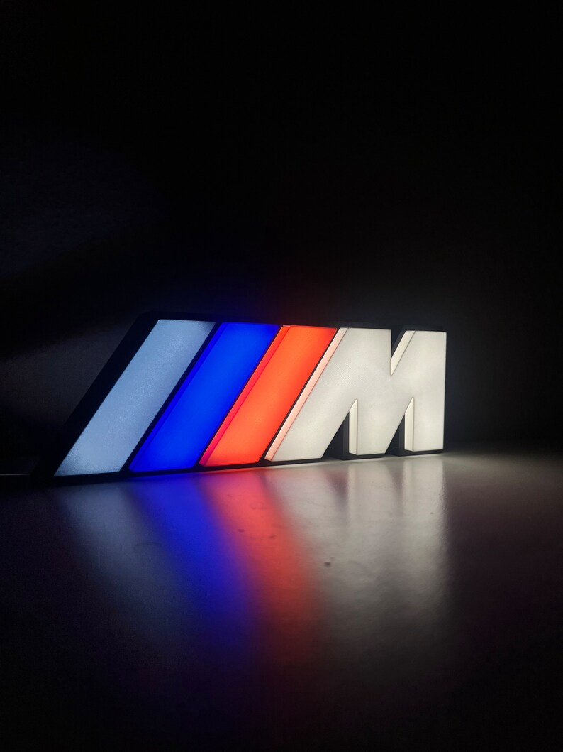 BMW M Logo LED Deko - Etsy