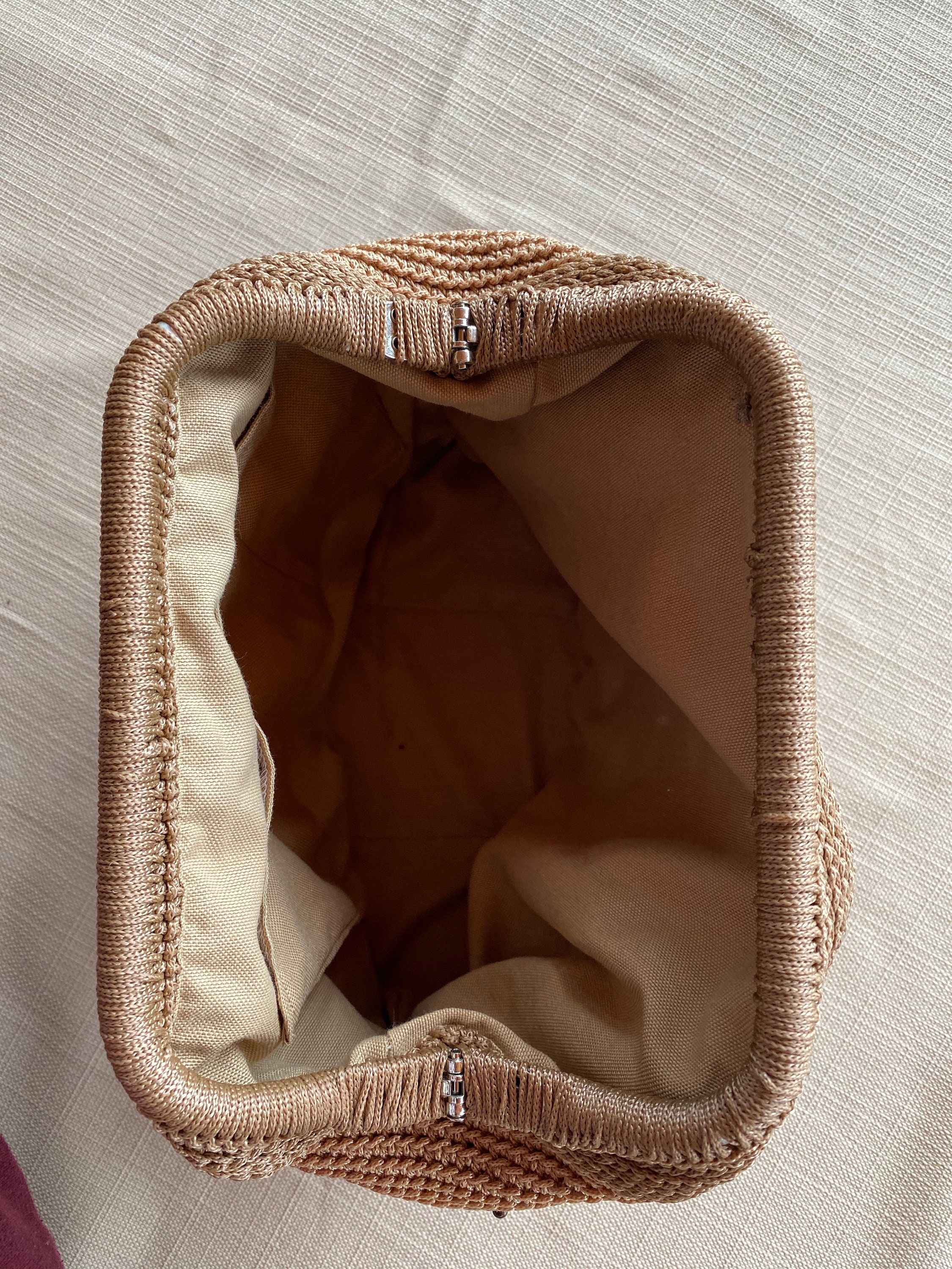 Handmade knitting handbag Etsy