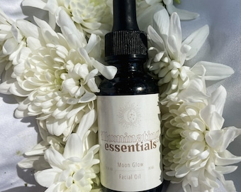 Divine Radiance Elixir - blue tansy facial oil with anti-aging bakuchiol