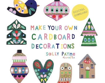 CHRISTMAS DECORATIONS CRAFT - digital download -