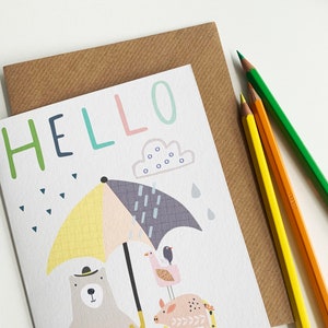 ¡Hola! Tarjeta - - Tarjetas de felicitación - Tarjeta para ocasiones especiales