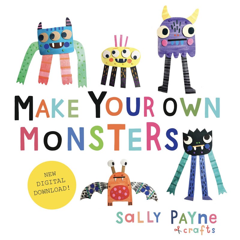 Monster 3 Monster Doll Cutouts - Etsy
