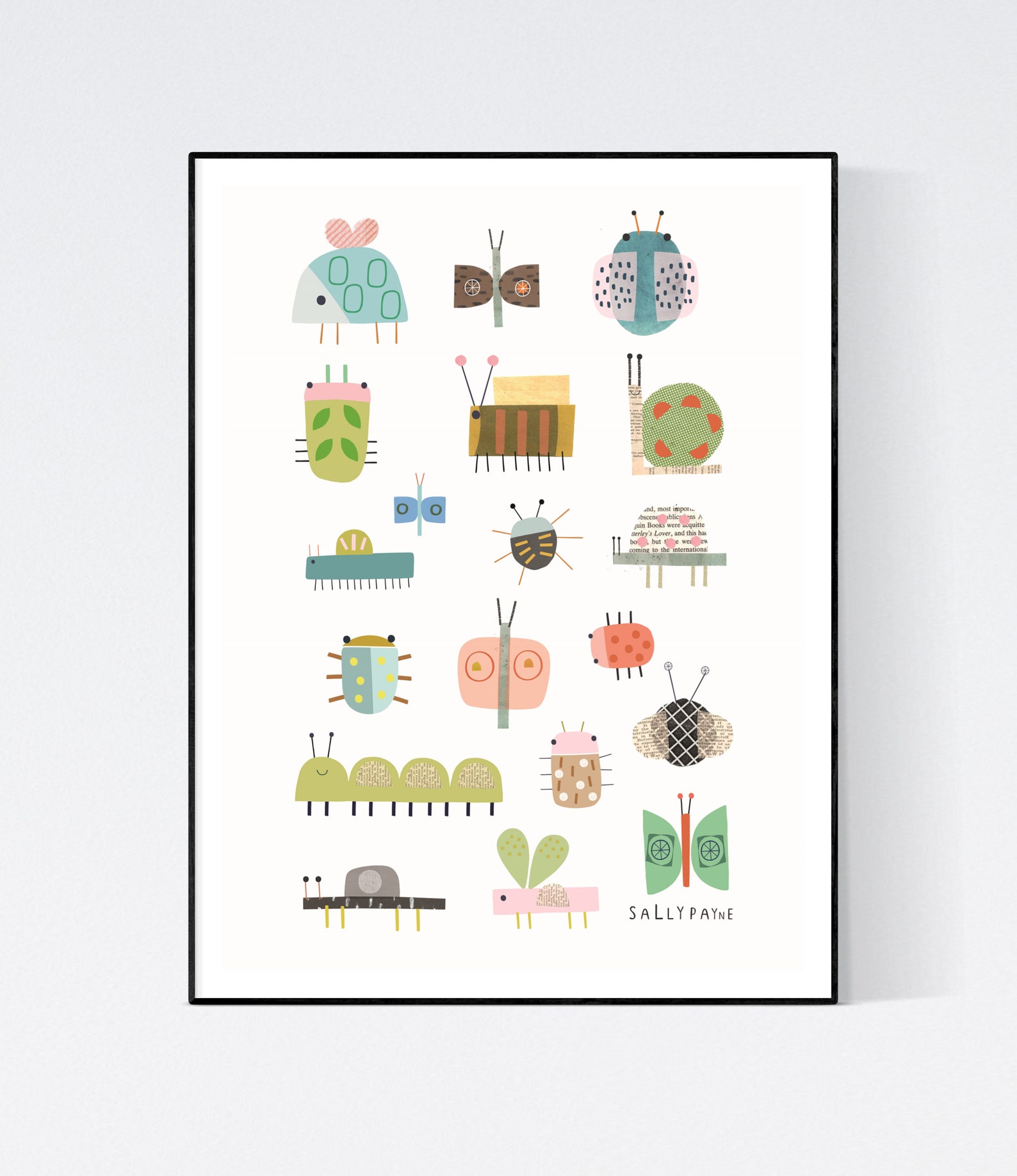 Bug Wall Art Wall Art Children's Prints Etsy UK