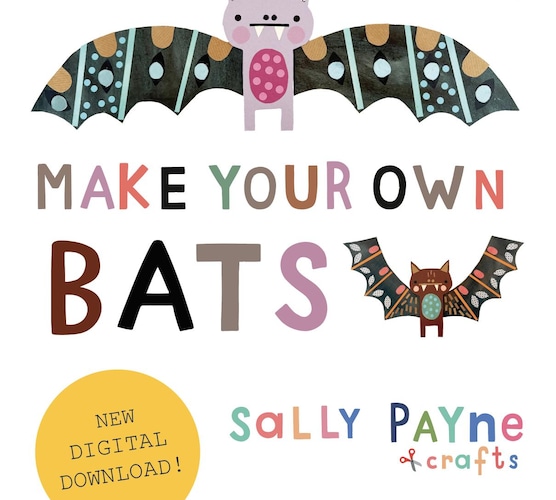 Cardboard Bat Craft Kit — Digital Download