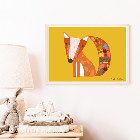 Fox wall art