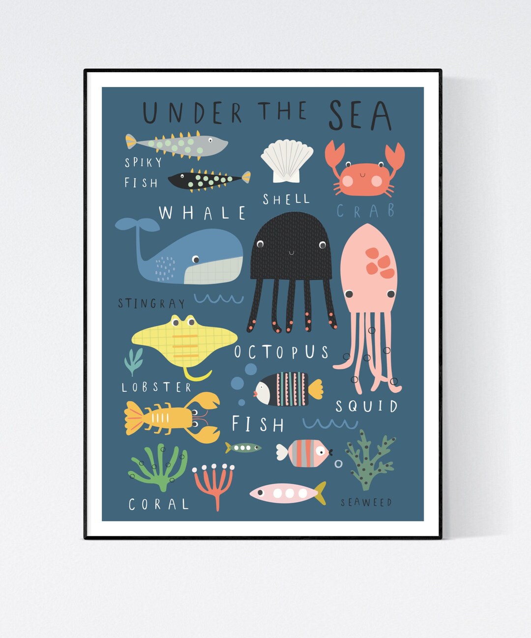 Under the Sea Wall Art Wall Art Children's Prints Children's Wall — free download
