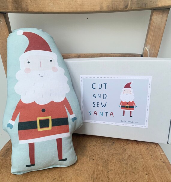 Cut and sew santa plush kit