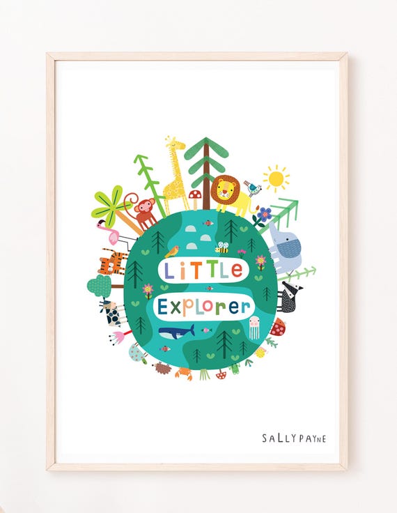 Little explorer wall art