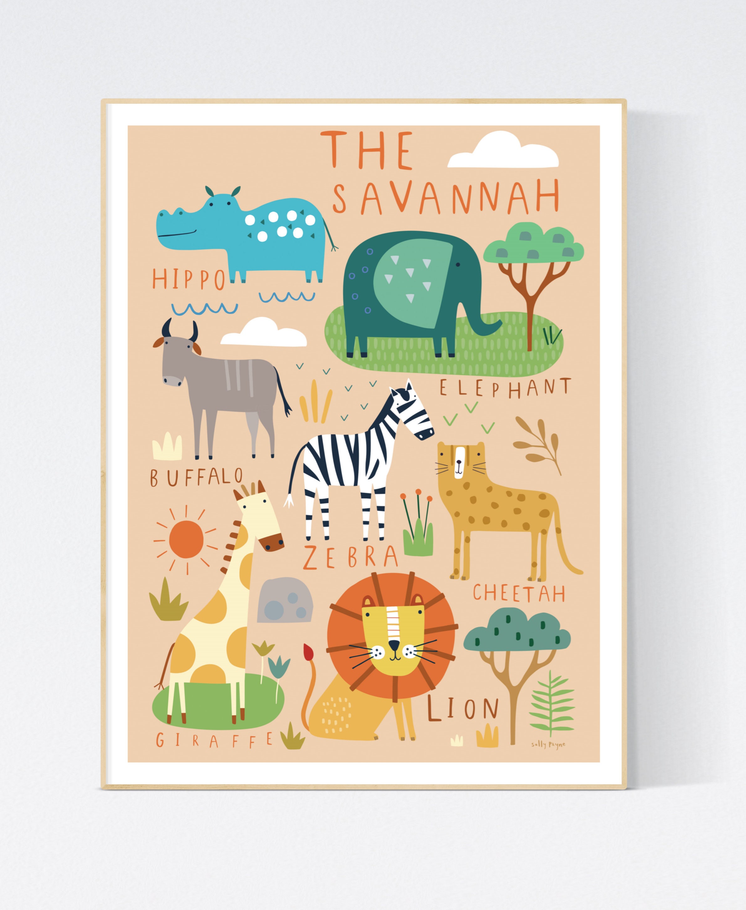 Savannah Wall Art Wall Art Children's Prints Etsy