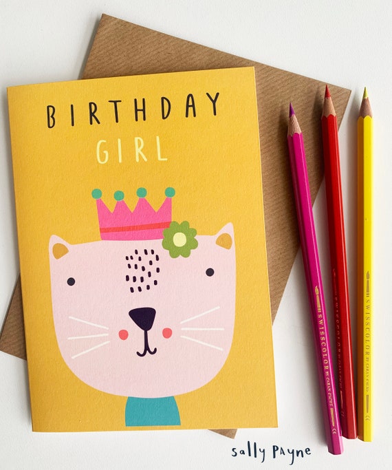 Cat birthday card