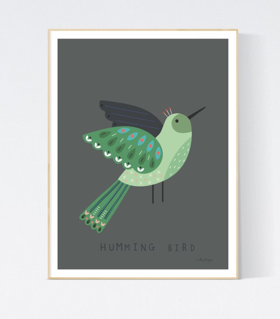 Humming bird wall art