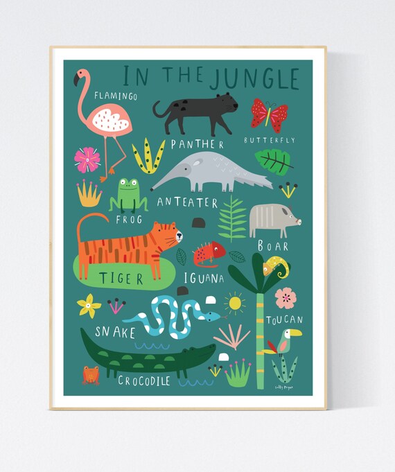 In the jungle wall art